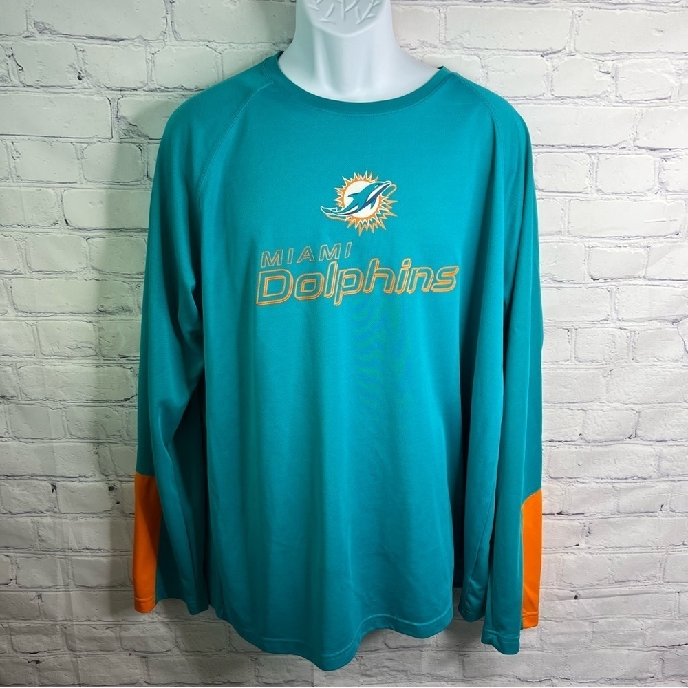 NFL Miami Dolphins Majestic Cool Base Shirt 2XL